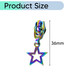 Rainbow Zip Pull - Star
